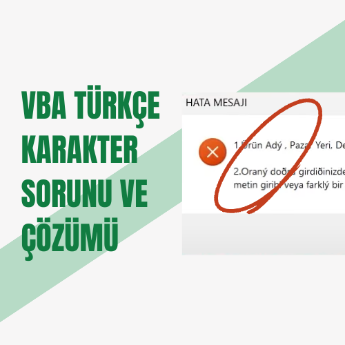 Netsim Excel Türkçe karakter sorununun giderilmesi