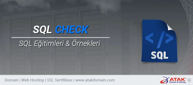 SQL CHECK Kullanımı